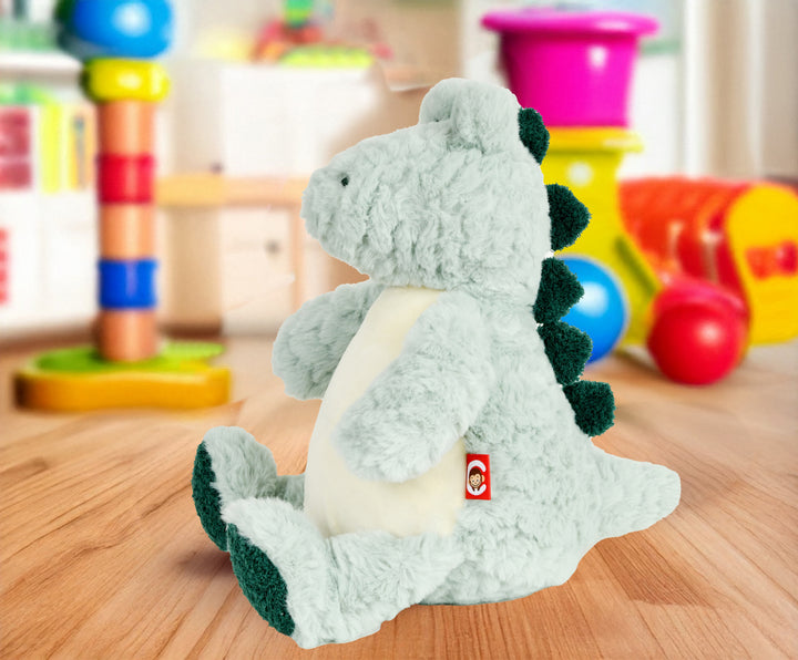 Personalisiertes Kuscheltier Baby Alligator mit Name & Geburtsdaten – Geschenk zur Geburt oder Taufe