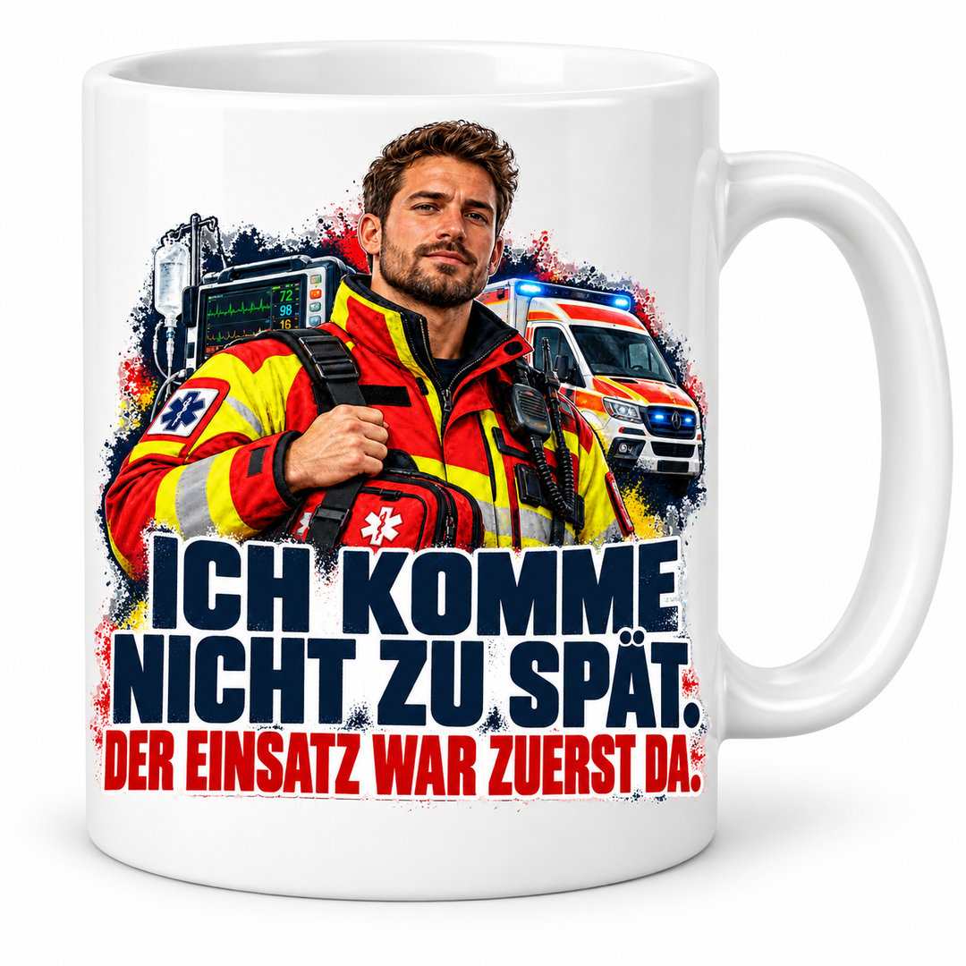 Rettungssanitäter Tasse – Weiß