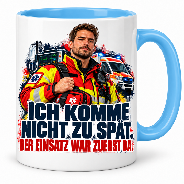Rettungssanitäter Tasse – Blau