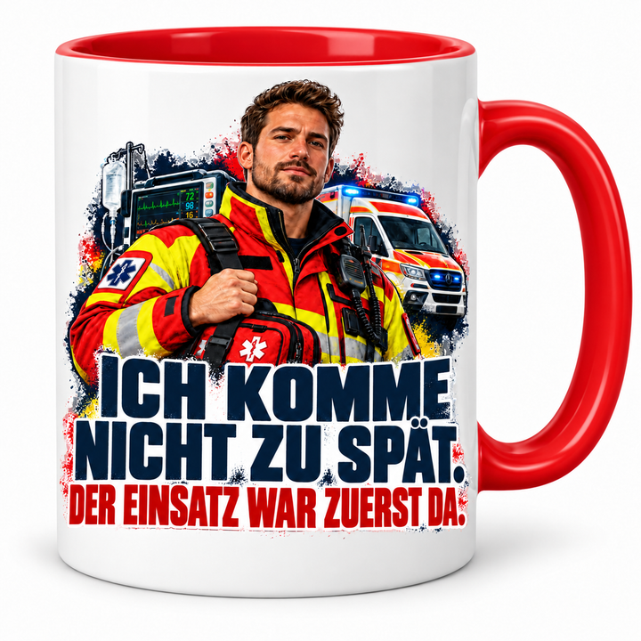 Rettungssanitäter Tasse – Rot
