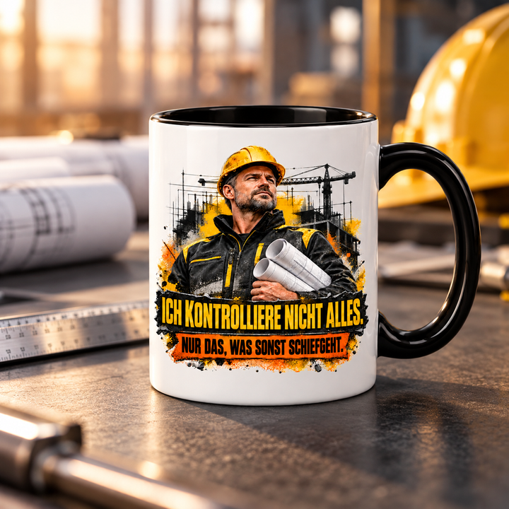 Bauleiter Tasse Lifestyle – Geschenk für Bauleiter