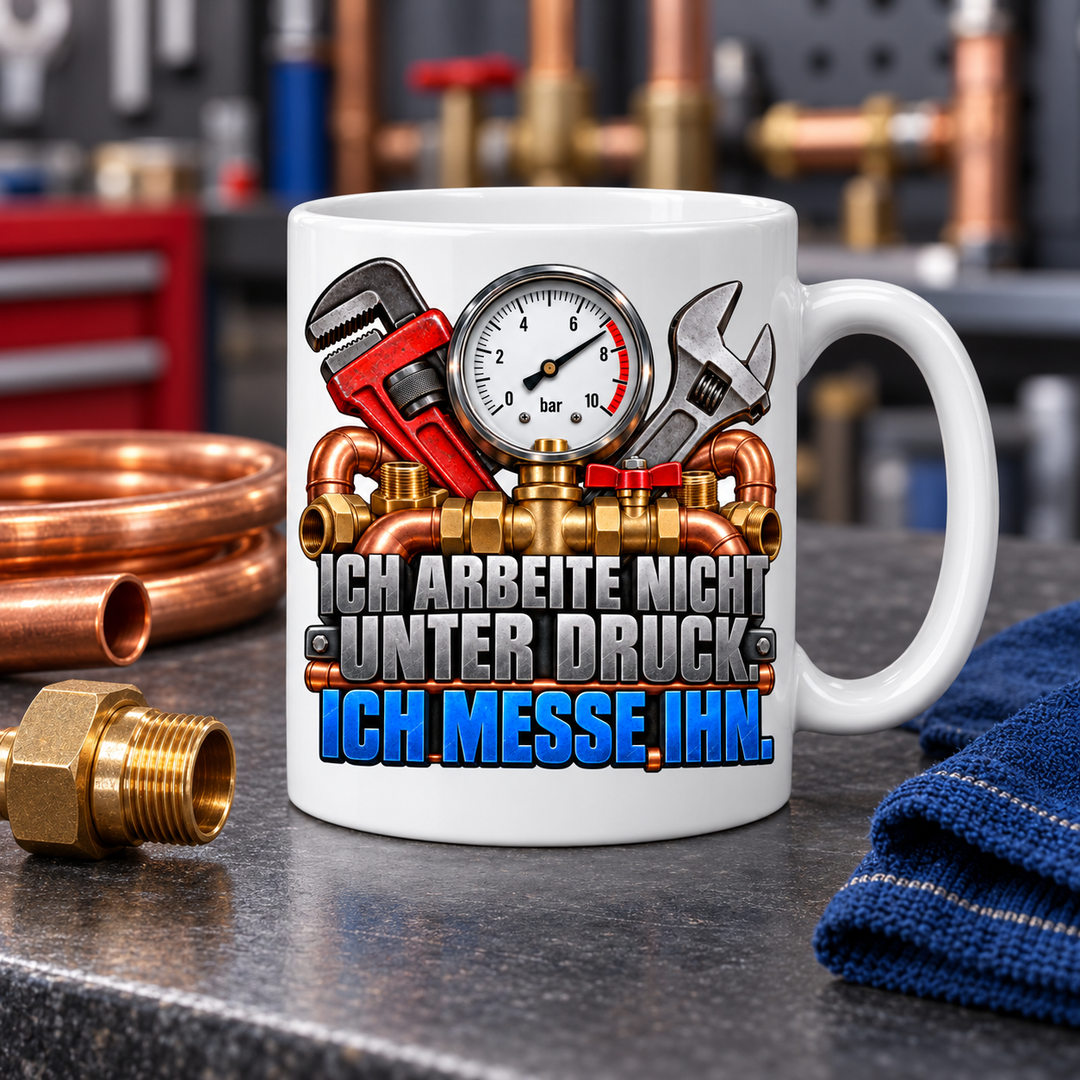 Sanitärinstallateur Tasse Lifestyle – Geschenk für SHK Profis