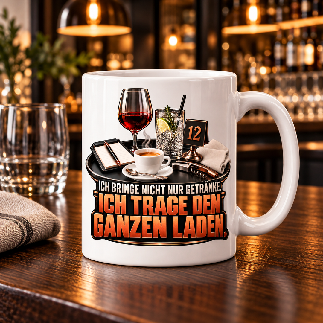 Servicekraft-Tasse im Restaurant – Geschenkidee
