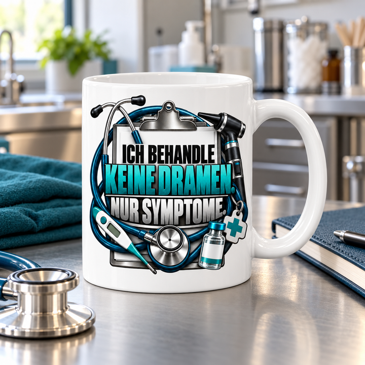 Tierarzt-Tasse im Praxisalltag – Geschenkidee