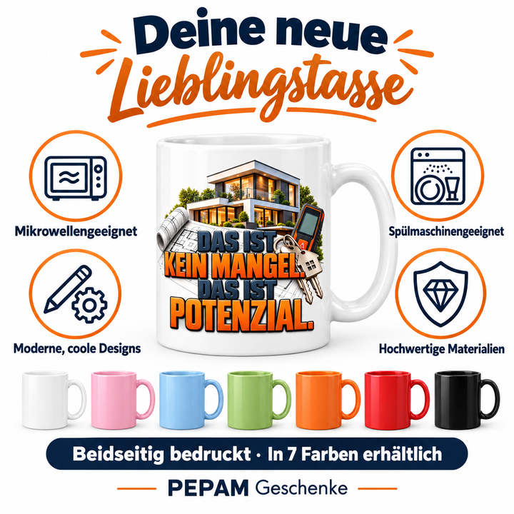 PEPAM Geschenke Tasse – Vorteile und 7 Farben