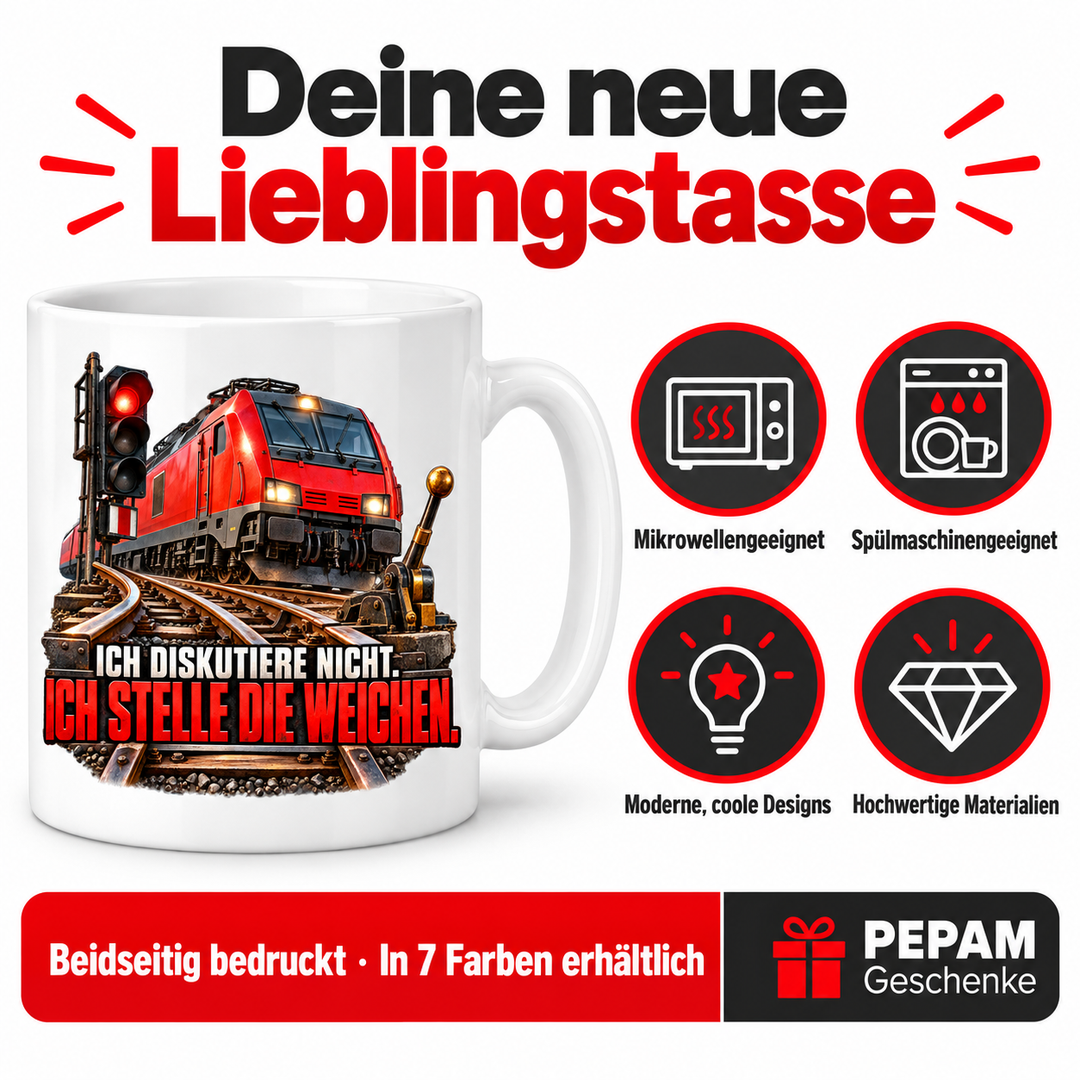 PEPAM Geschenke Lokführer Tasse – Vorteile und 7 Farben