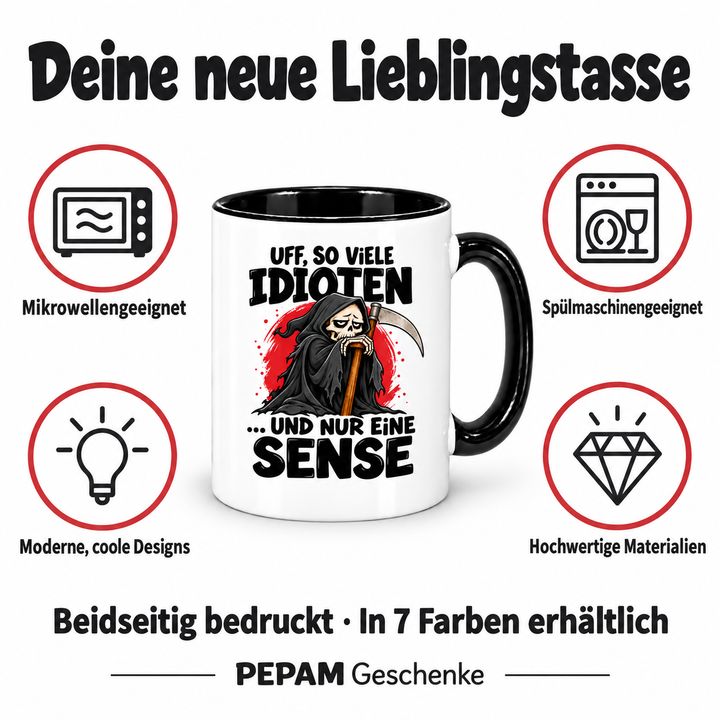 PEPAM Geschenke – Vorteile der Sensenmann-Tasse