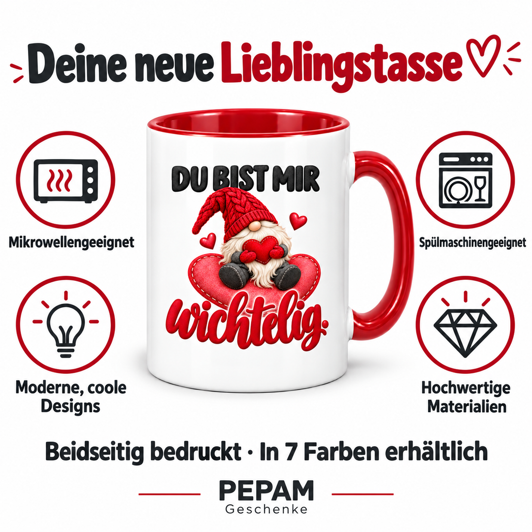 Wichtel-Tasse – Vorteile und sieben Farben
