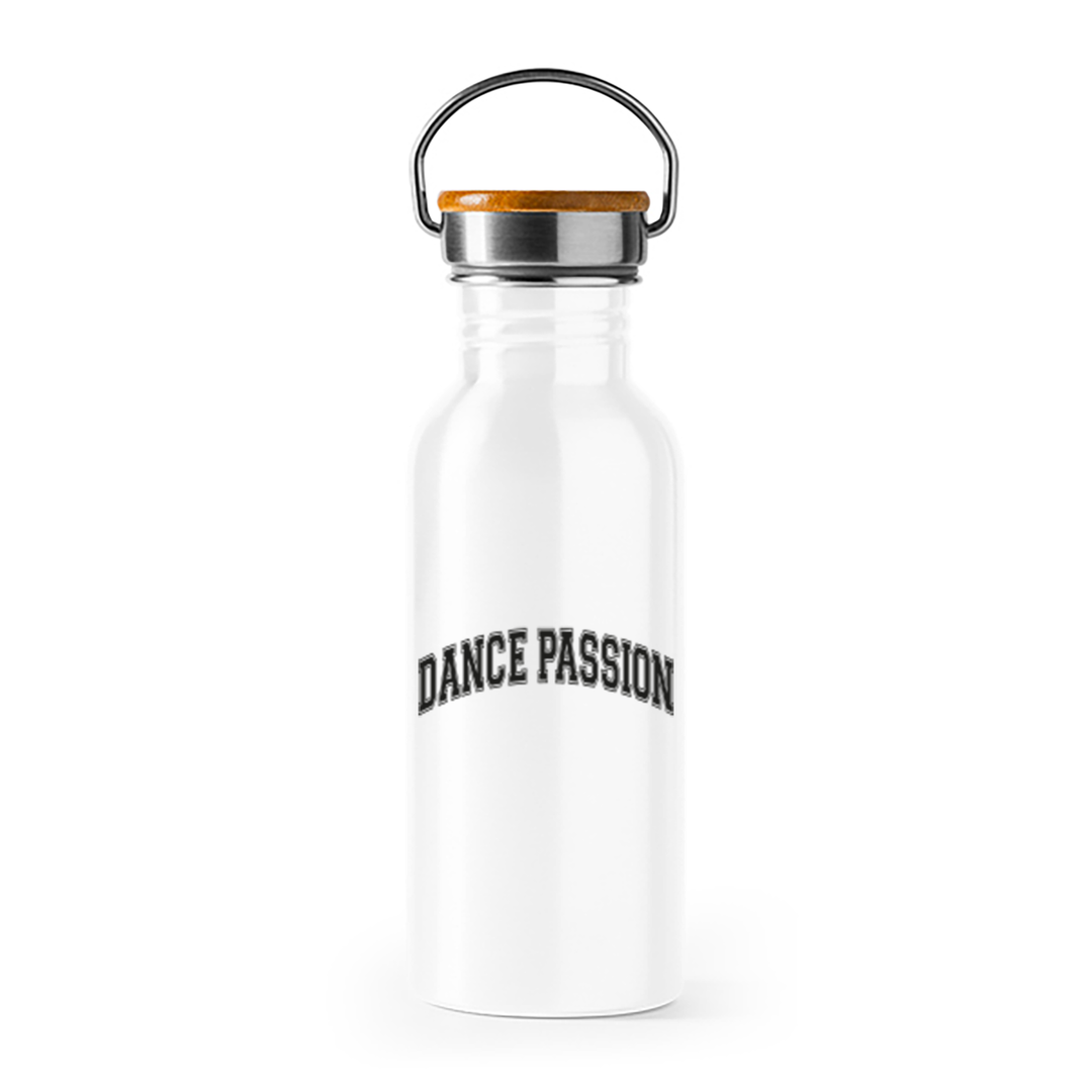 Thermoflasche aus Edelstahl – doppelwandig, auslaufsicher, 620 ml, Bambusdeckel, hält Getränke lange warm & kalt