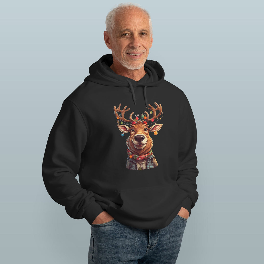 Cooler Weihnachtselch Hoodie – Lustiger Weihnachts-Pullover für die Festtage | Perfektes Geschenk für Elch-Fans