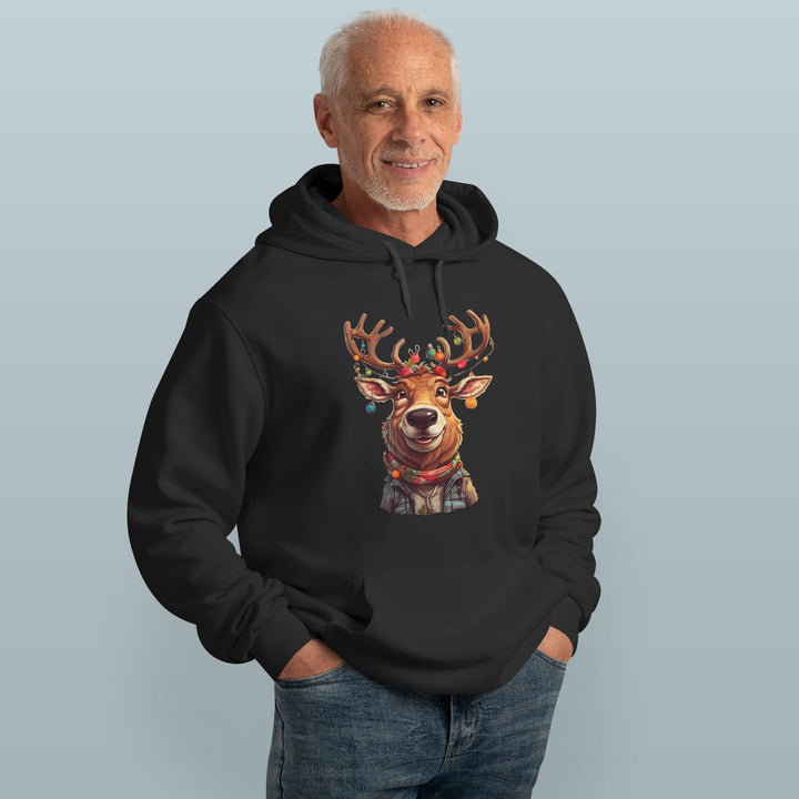Cooler Weihnachtselch Hoodie – Lustiger Weihnachts-Pullover für die Festtage | Perfektes Geschenk für Elch-Fans