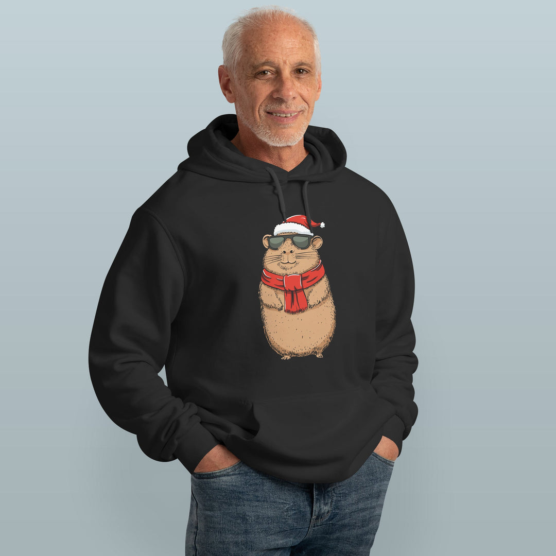 Hoodie „Cooles Weihnachts-Capybara“