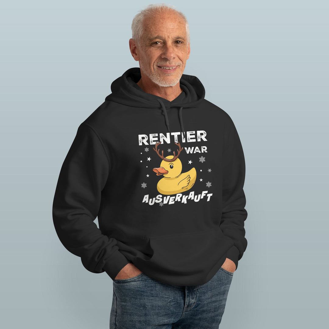 Hoodie „Rentier war ausverkauft“