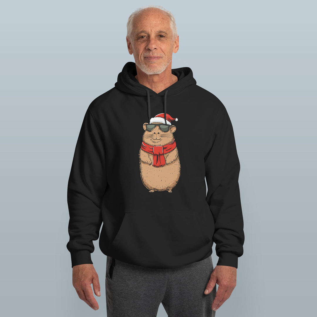 Hoodie „Cooles Weihnachts-Capybara“