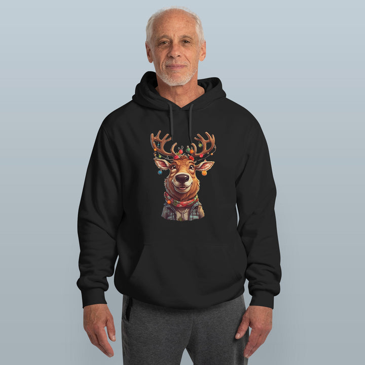 Cooler Weihnachtselch Hoodie – Lustiger Weihnachts-Pullover für die Festtage | Perfektes Geschenk für Elch-Fans