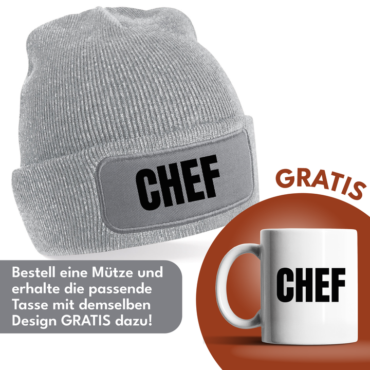 Chef Mütze – Stylische Beanie mit Spruch | Geschenk für Männer mit Stil & Humor