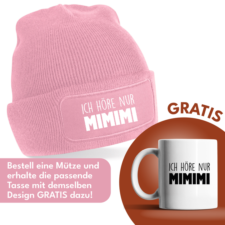 Mimimi Mütze – Lustige Beanie mit Spruch | Geschenk für Freunde mit Humor