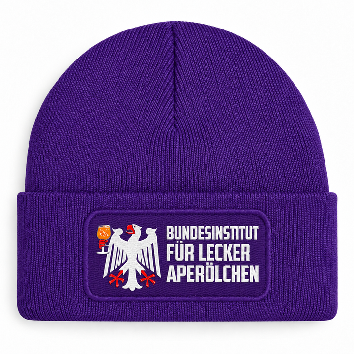 Mütze Purple: Bundesinstitut für lecker Aperölchen