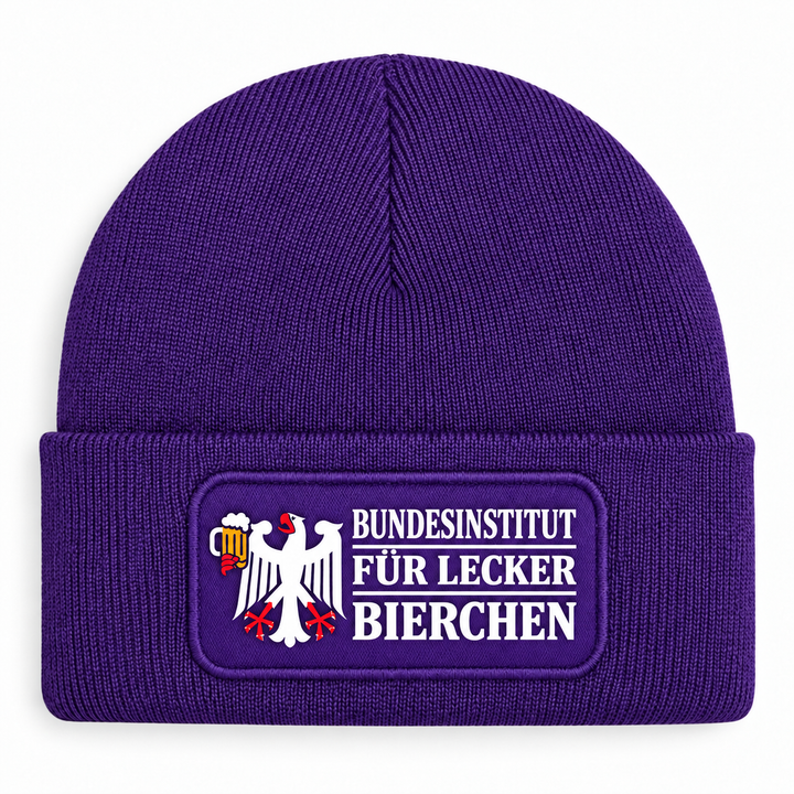 Mütze Purple: Bundesinstitut für lecker Bierchen