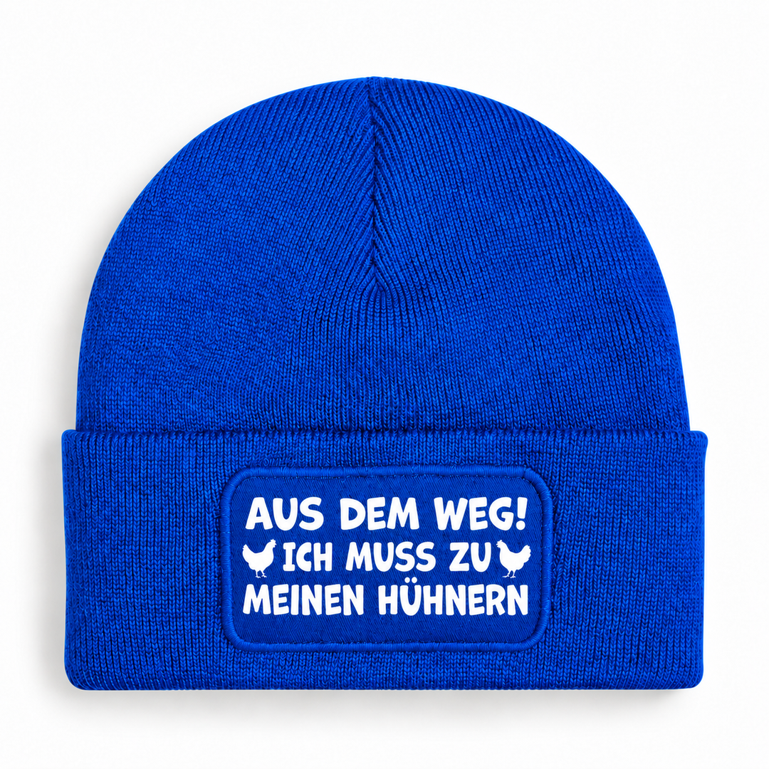 Mütze Bright-Royal – Aus dem Weg! Ich muss zu meinen Hühnern
