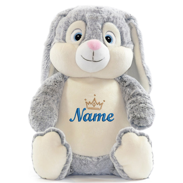 Personalisiertes Kuscheltier Baby Bunny mit Name – Geschenk zur Geburt oder Taufe