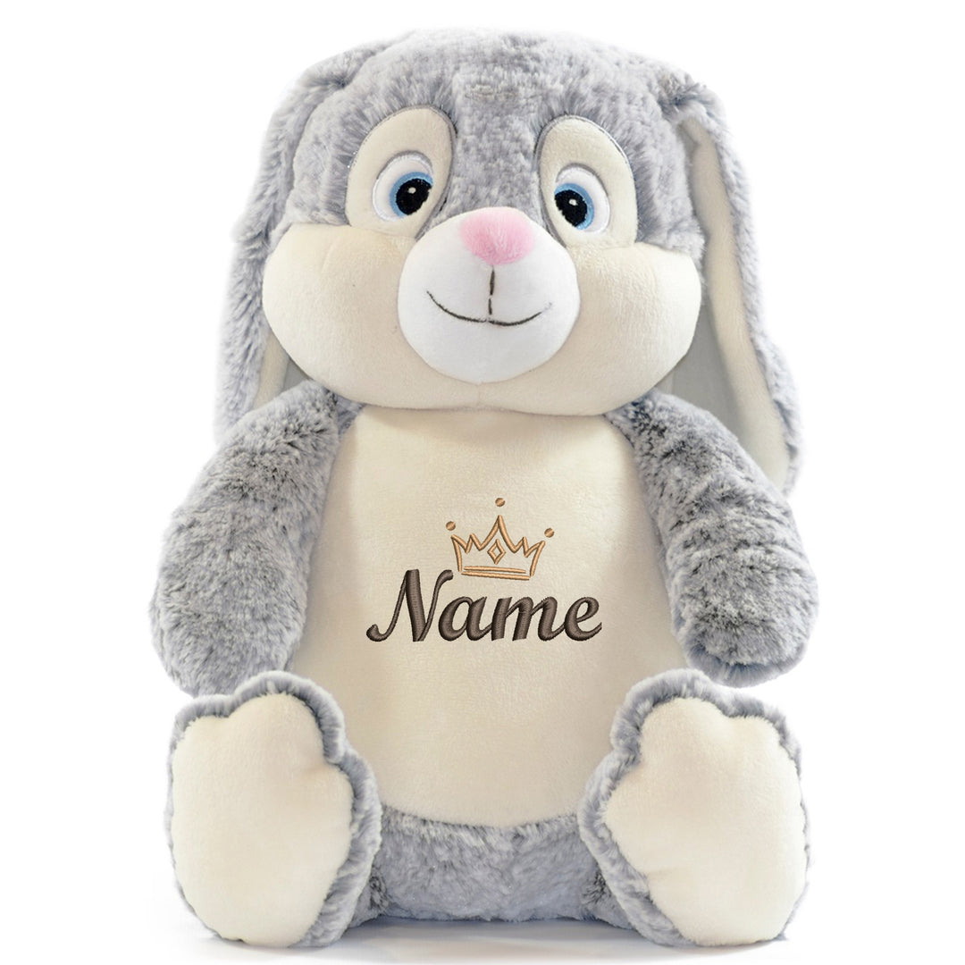 Personalisiertes Kuscheltier Baby Bunny mit Name – Geschenk zur Geburt oder Taufe