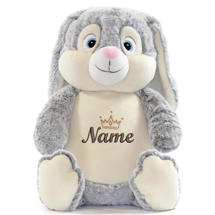 Personalisiertes Kuscheltier Baby Bunny mit Name – Geschenk zur Geburt oder Taufe