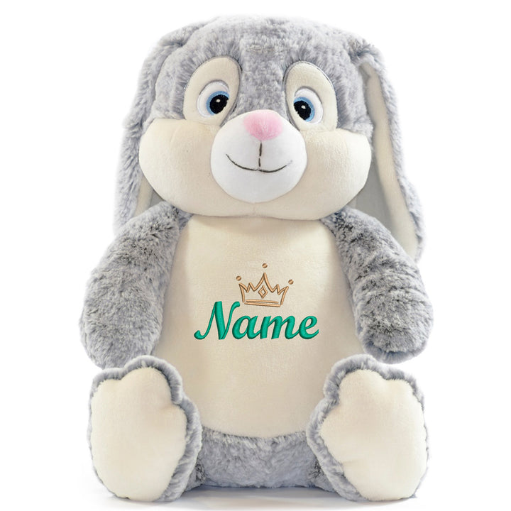 Personalisiertes Kuscheltier Baby Bunny mit Name – Geschenk zur Geburt oder Taufe