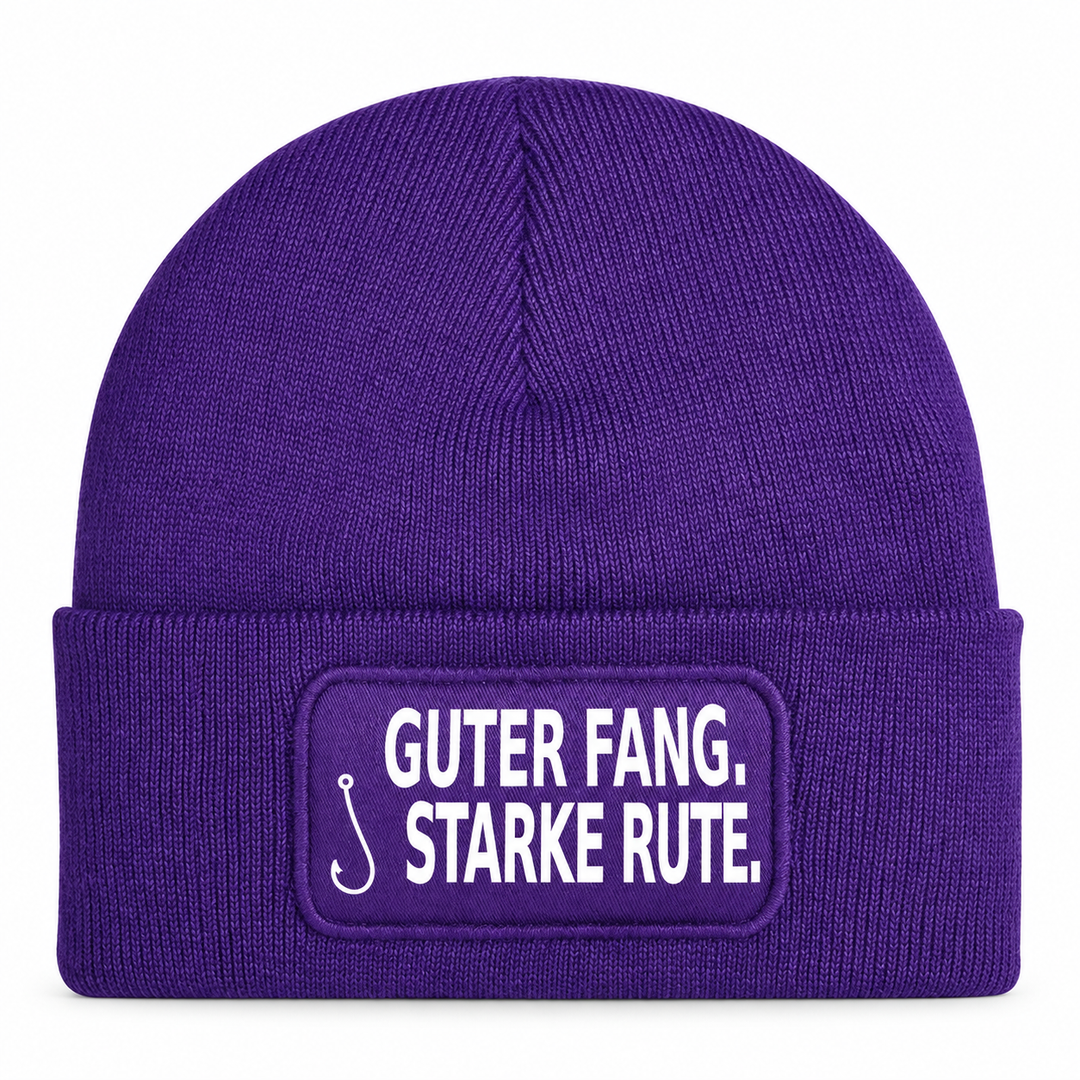 Mütze GUTER FANG. STARKE RUTE. – Lila