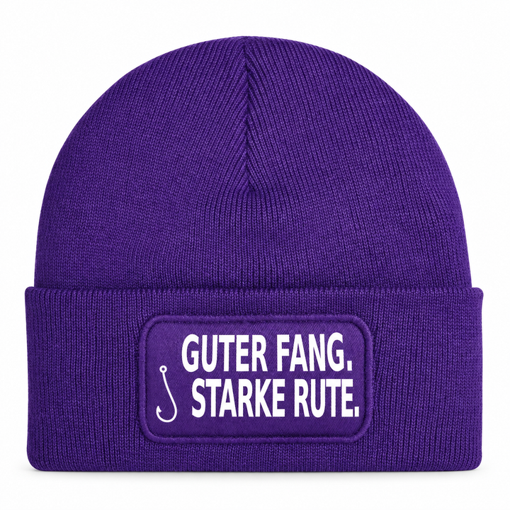 Mütze GUTER FANG. STARKE RUTE. – Lila