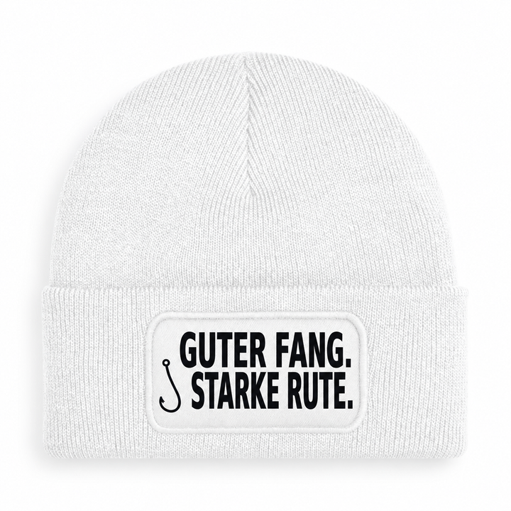 Mütze GUTER FANG. STARKE RUTE. – Weiß