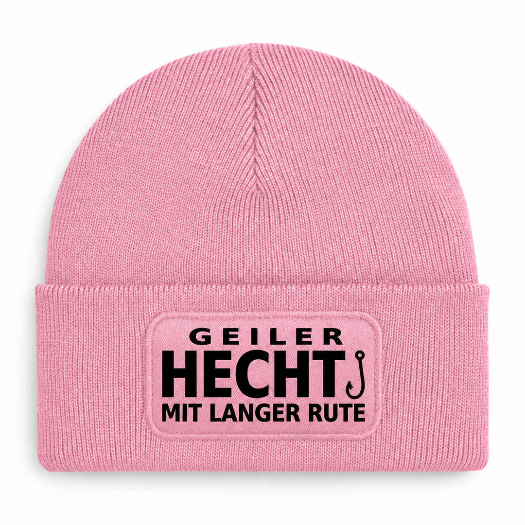 Mütze GEILER HECHT MIT LANGER RUTE – Rosa