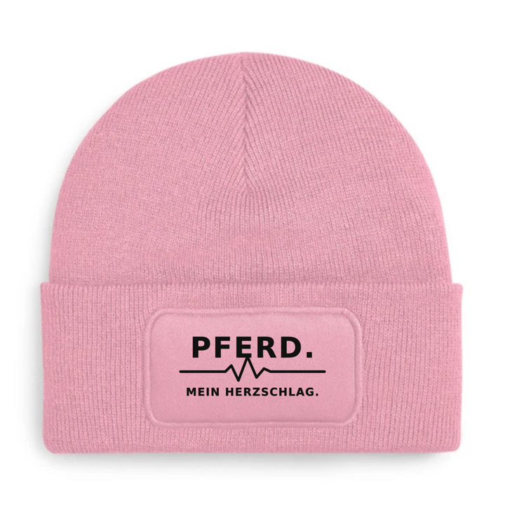 Mütze PFERD. MEIN HERZSCHLAG. in Rosa