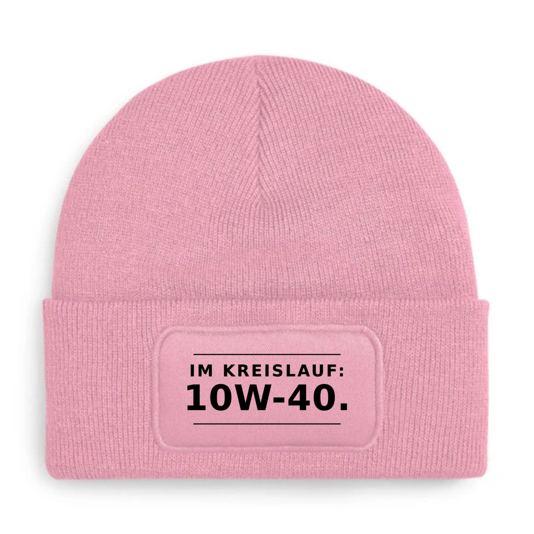 Mütze IM KREISLAUF 10W-40 in Rosa