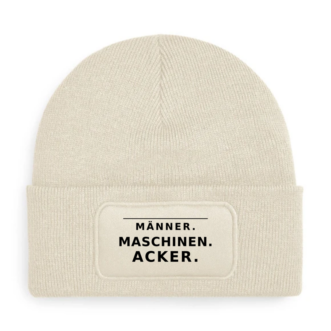 Mütze MÄNNER MASCHINEN ACKER in Beige