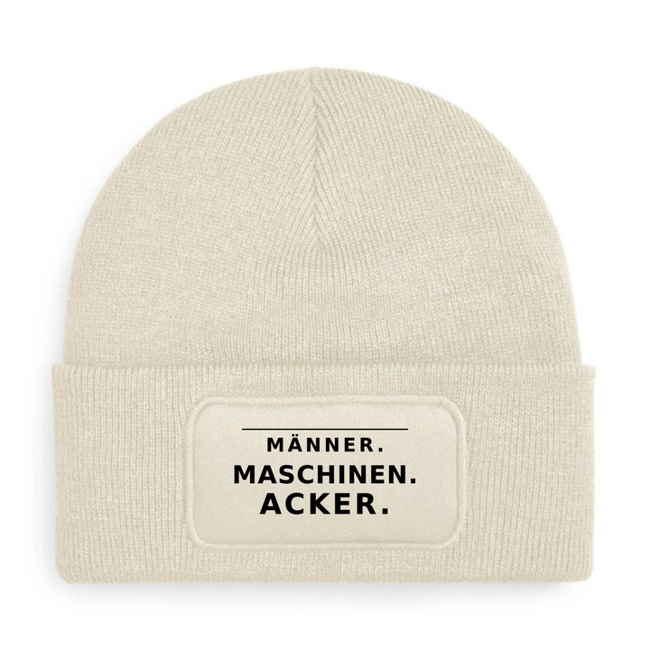 Mütze MÄNNER MASCHINEN ACKER in Beige