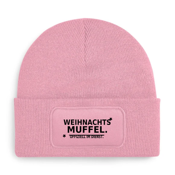 C445-072 Weihnachtsmuffel Mütze Rosa