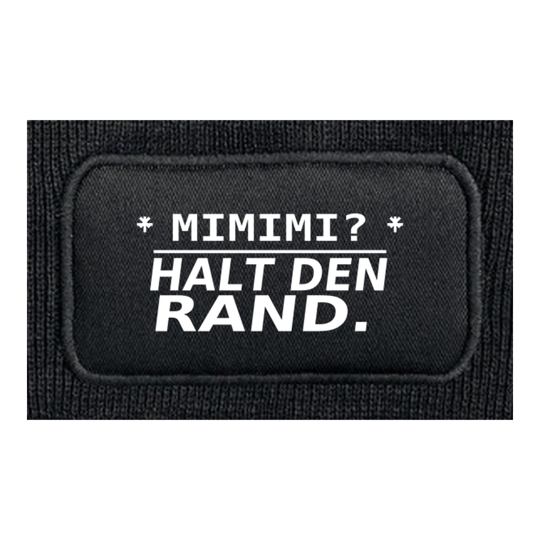 MIMIMI? HALT DEN RAND. – Mütze Detail
