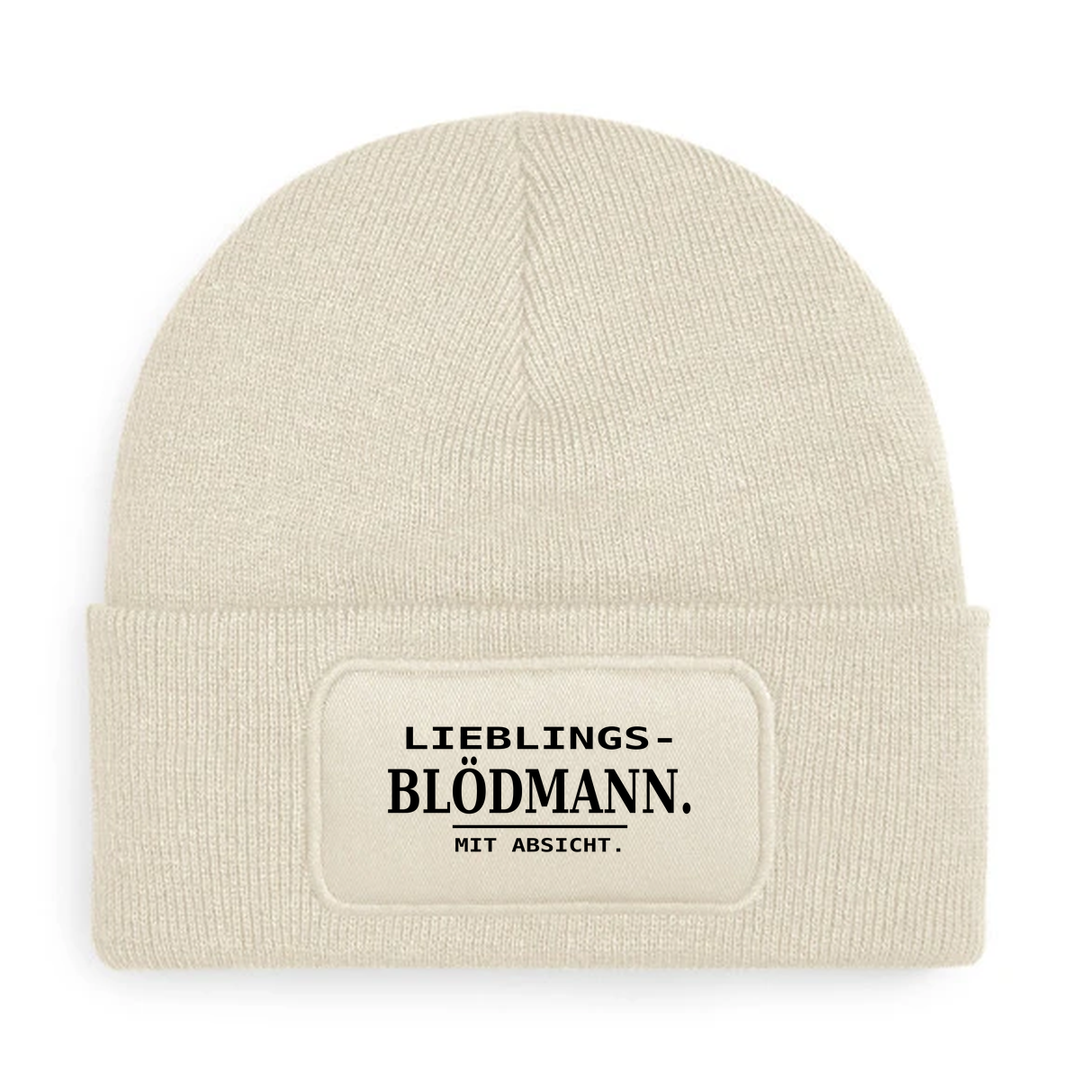 LIEBLINGS-BLÖDMANN. MIT ABSICHT. – Mütze Beige