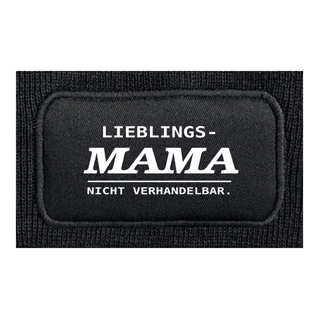 LIEBLINGS-MAMA. NICHT VERHANDELBAR. – Mütze Detail