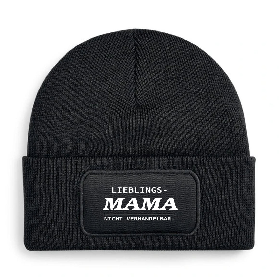 LIEBLINGS-MAMA. NICHT VERHANDELBAR. – Mütze Schwarz