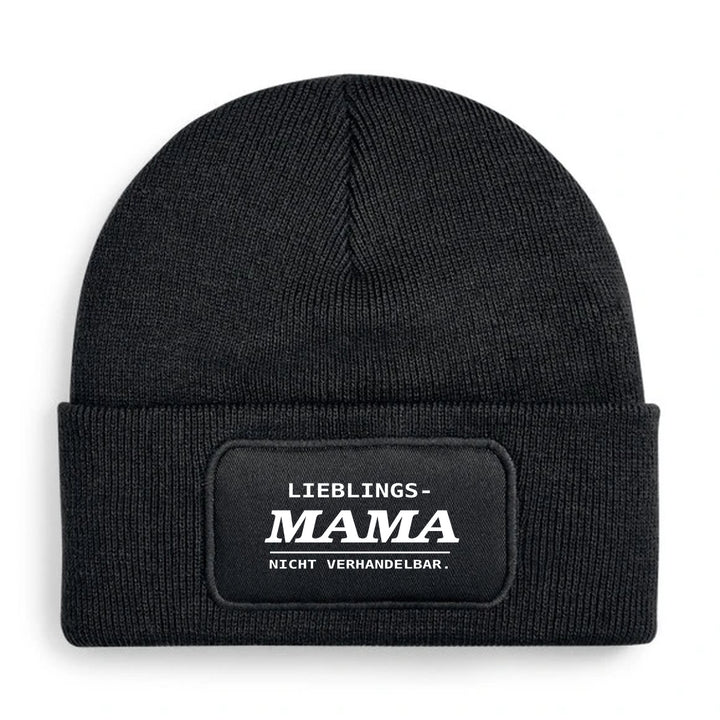 LIEBLINGS-MAMA. NICHT VERHANDELBAR. – Mütze Schwarz