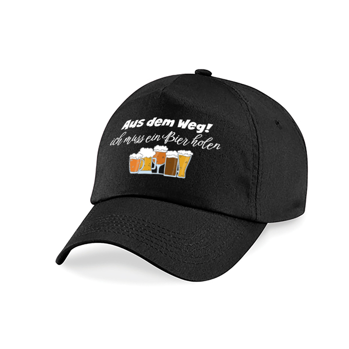 Aus dem Weg ich muss Bier holen Kappe – Lustige Herren Cap | Perfektes Geschenk zum Vatertag & Geburtstag