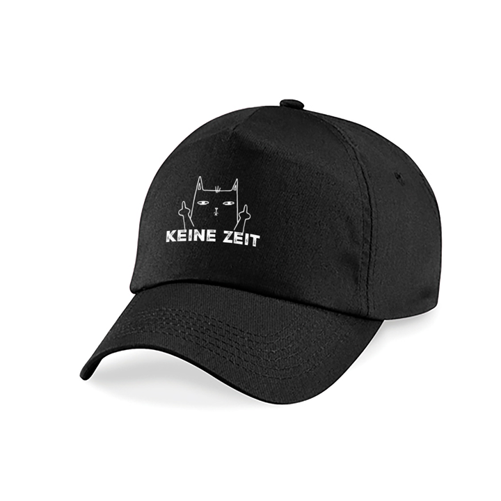 Keine Zeit Katze Kappe – Lustige Cap mit Katzen Spruch | Perfektes Geschenk für Katzenfans