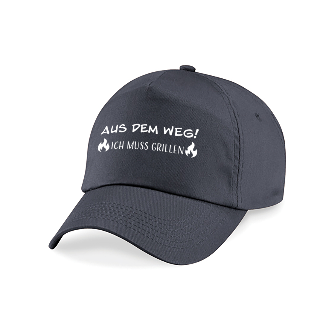 Aus dem Weg ich muss grillen Kappe – Lustige Herren Cap | Perfektes Geschenk zum Vatertag & Geburtstag