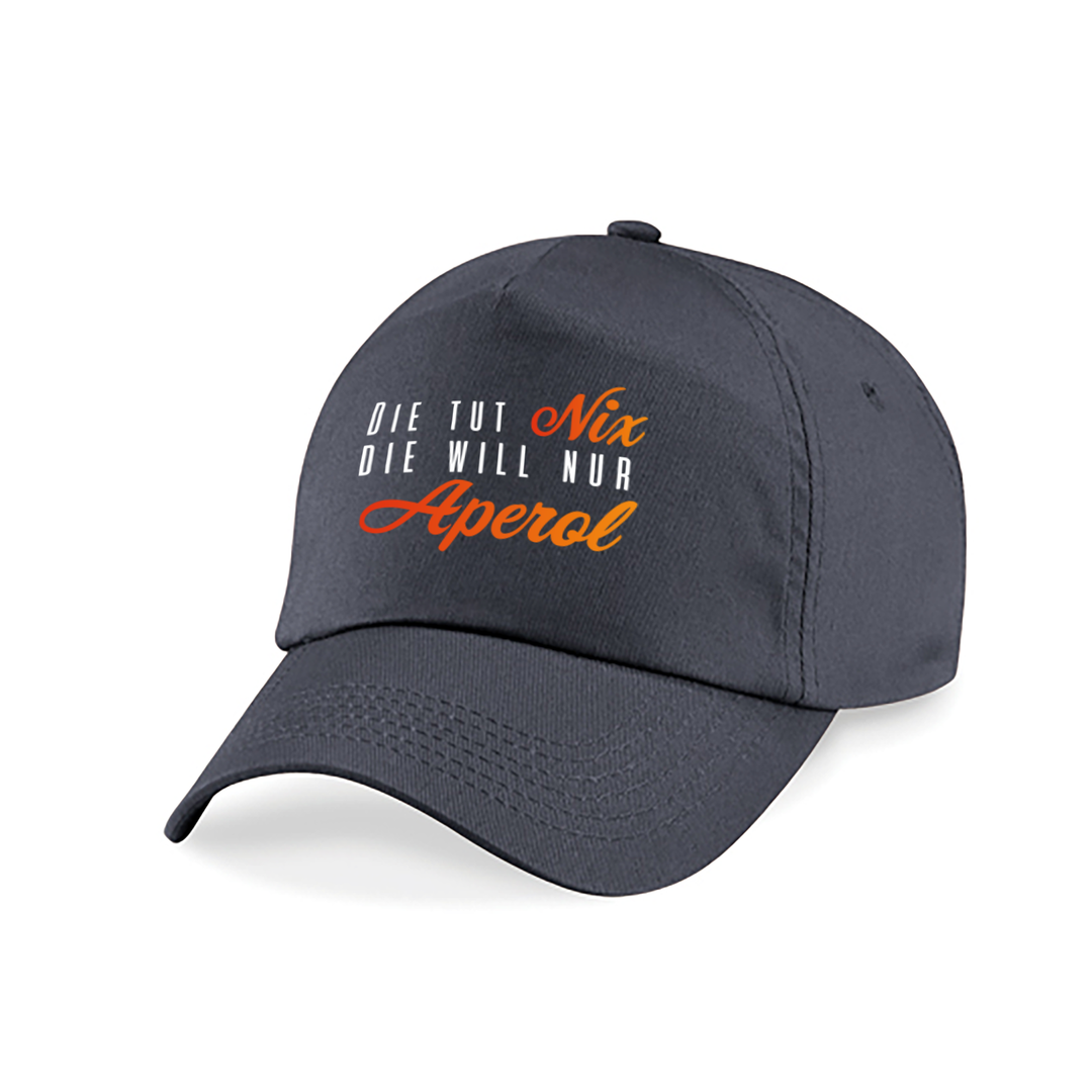 Die tut nix die will nur Aperol Kappe – Lustige Damen Cap | Perfektes Geschenk für Sommer & JGA