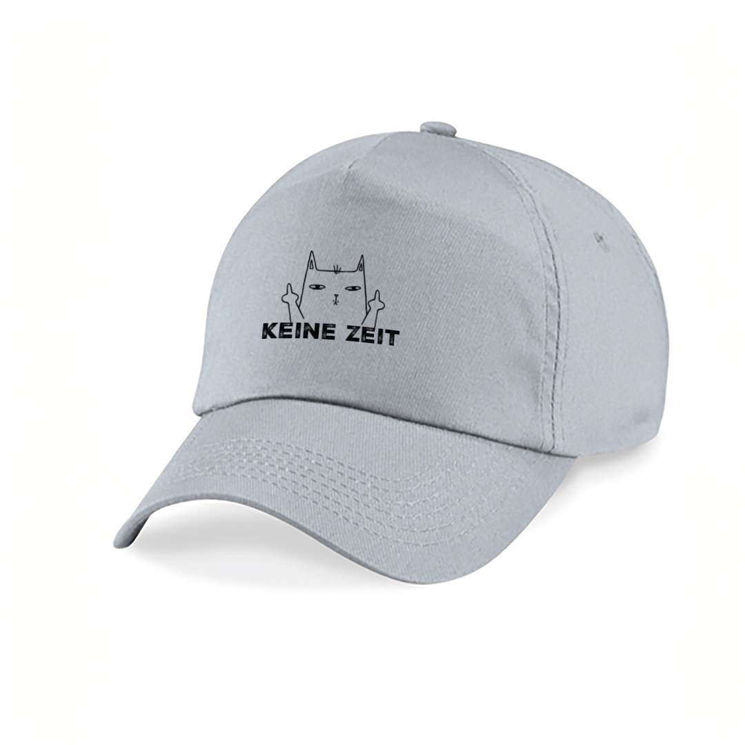 Keine Zeit Katze Kappe – Lustige Cap mit Katzen Spruch | Perfektes Geschenk für Katzenfans