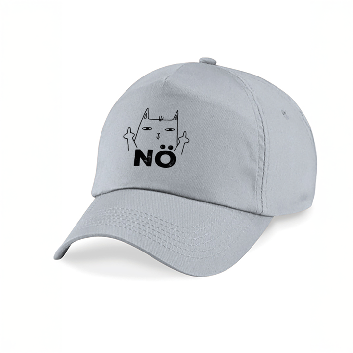 NÖ Katze Kappe – Lustige Cap mit Katzen Motiv | Perfektes Geschenk zum Geburtstag & für Katzenfans