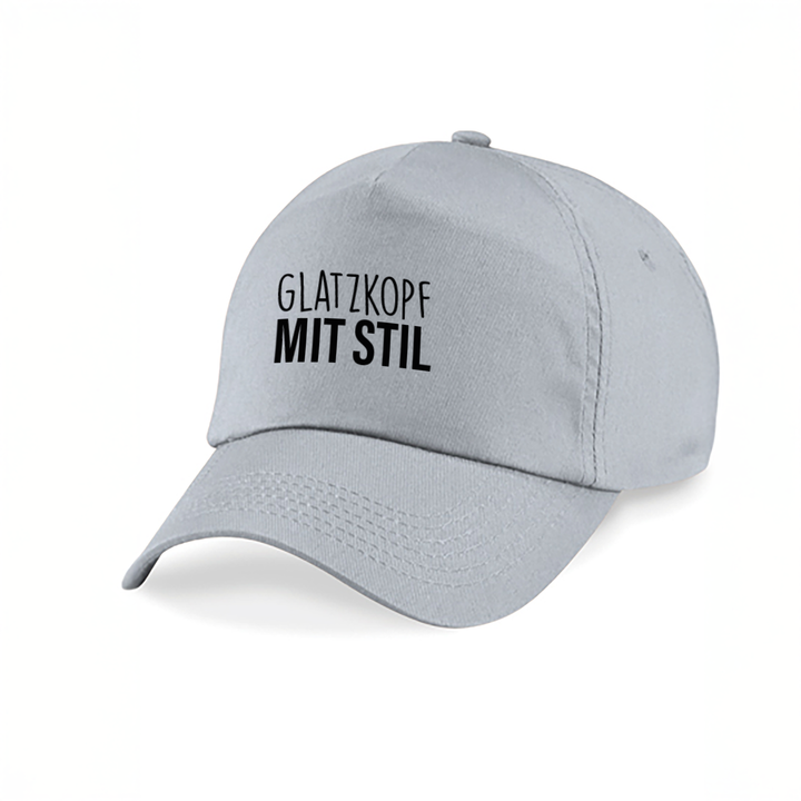 Glatzkopf mit Stil Kappe – Lustige Herren Cap | Perfektes Geschenk zum Vatertag & Geburtstag