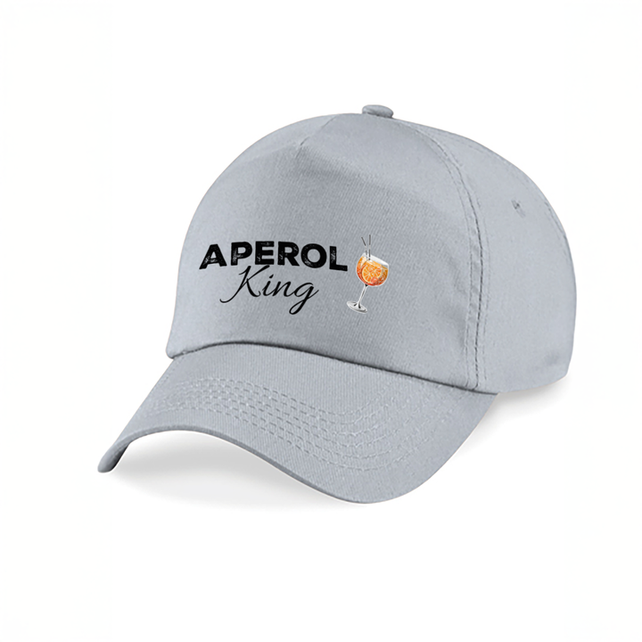 Aperol King Kappe – Lustige Herren Cap | Perfektes Geschenk zum Vatertag & Geburtstag